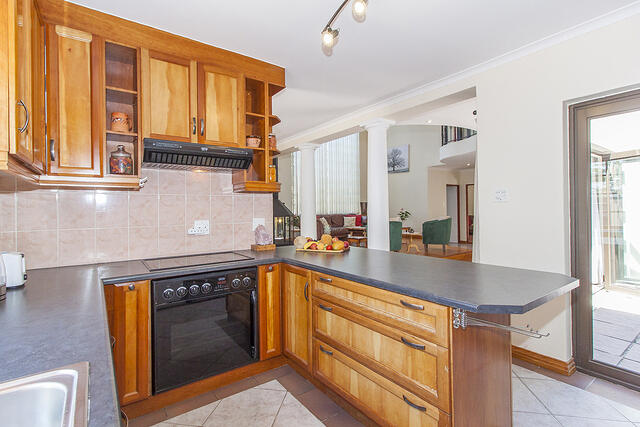 Kitchen facing lounge