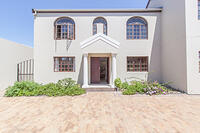 Facade focusing on front door