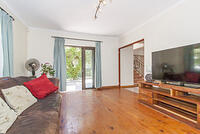 TV Room facing sliding doors